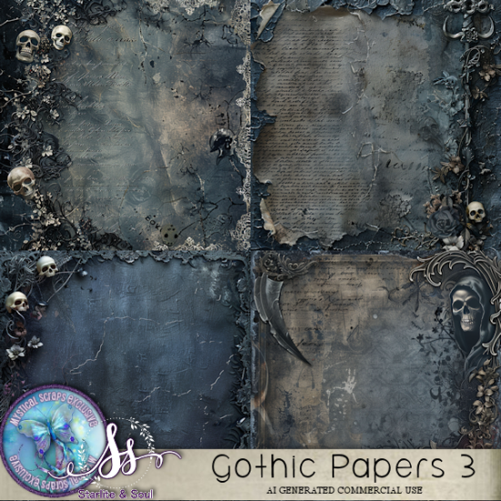 Gothic Papers 3 - Click Image to Close