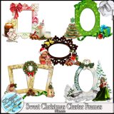 SWEET CHRISTMAS CLUSTER FRAMES - TAGGER SIZE