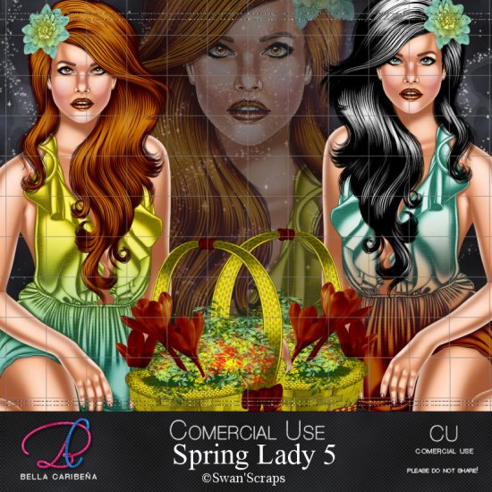 Spring Lady 5 - Click Image to Close