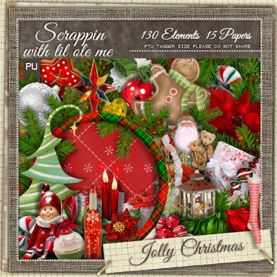 Jolly Christmas Taggers Kit