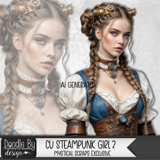 Steampunk Girl AI tube 2 - Click Image to Close