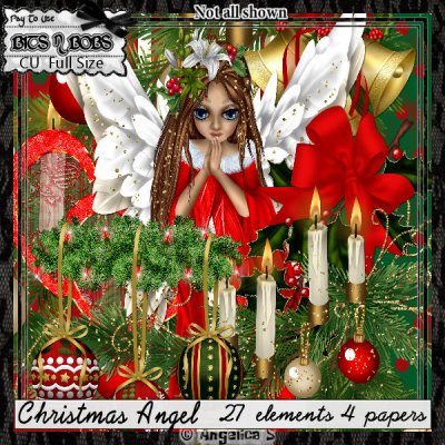 Christmas Angel FS CU