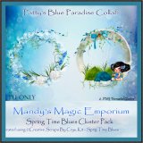 Mandys Magic Emporium Spring Time Blues Clusters