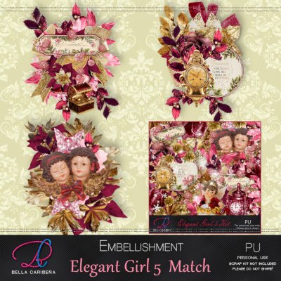 Elegant Girl 5 Match Emb