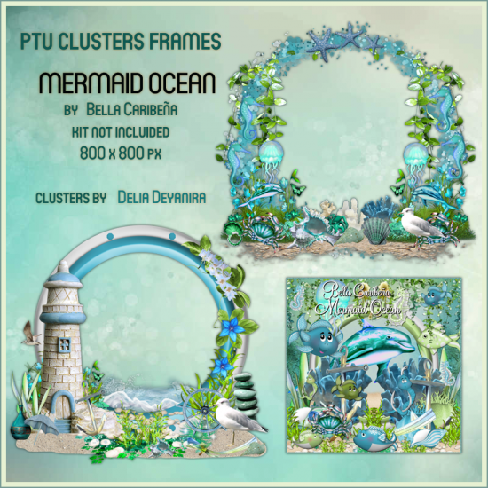 Mermaid Ocean Cluster 1 - Click Image to Close