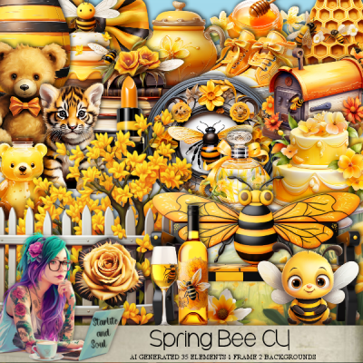 Spring Bee AI CU - Click Image to Close