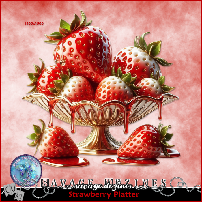 SD-AI-StrawberryPlatter Strawberry Platter - Image 1