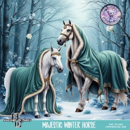 Majestic Winter Horse